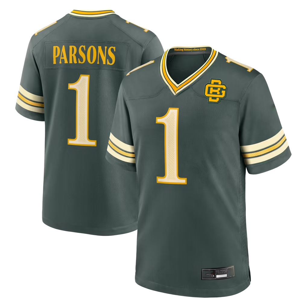 Ndoa GB.Packers #1 Micah Parsons Green 2026 Rivalries Collection Game Stitched Jerseys