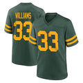 Ndoa GB.Packers #33 Evan Williams Player Green Alternate Home Game Stitched Jerseys