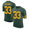 Ndoa GB.Packers #33 Evan Williams Player Green Alternate Vapor Home Game Stitched Jerseys