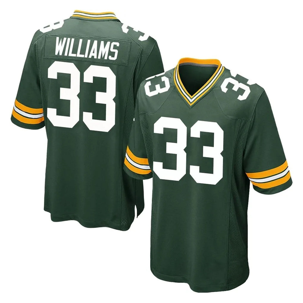 Ndoa GB.Packers #33 Evan Williams Player Green Home Game Stitched Jerseys
