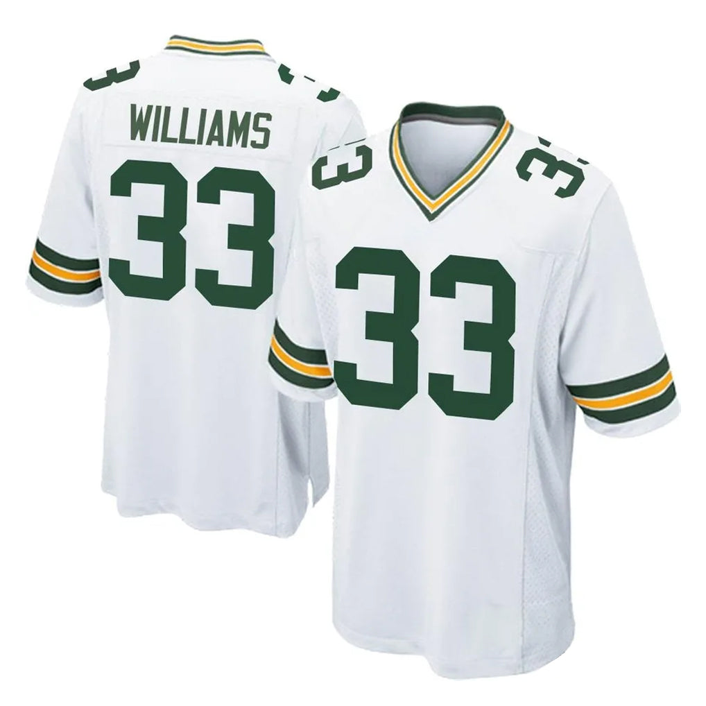 Ndoa GB.Packers #33 Evan Williams Player White Home Game Stitched Jerseys