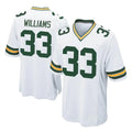 Ndoa GB.Packers #33 Evan Williams Player White Home Game Stitched Jerseys