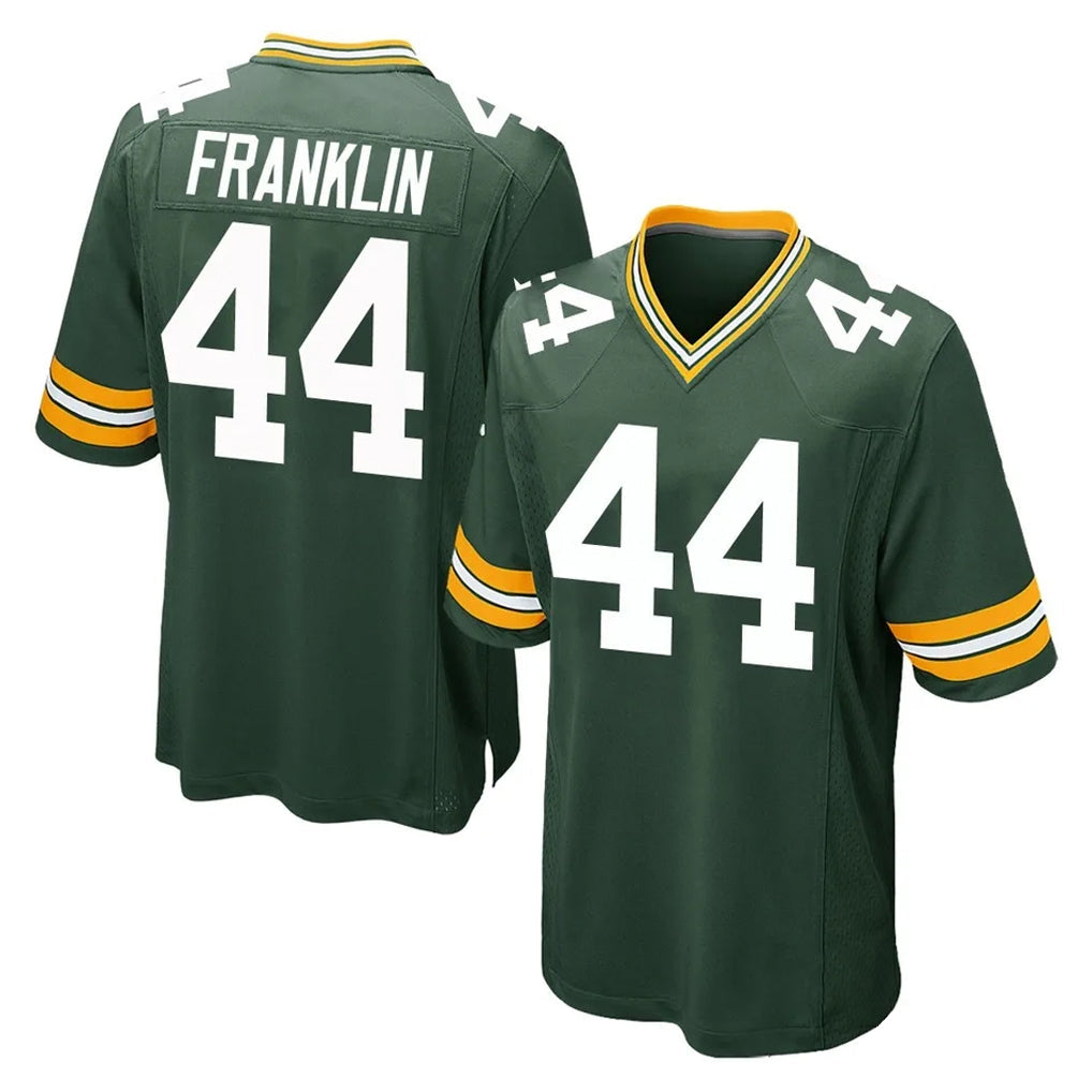 Ndoa GB.Packers #44 Zaire Franklin Player Green Home Game Stitched Jerseys