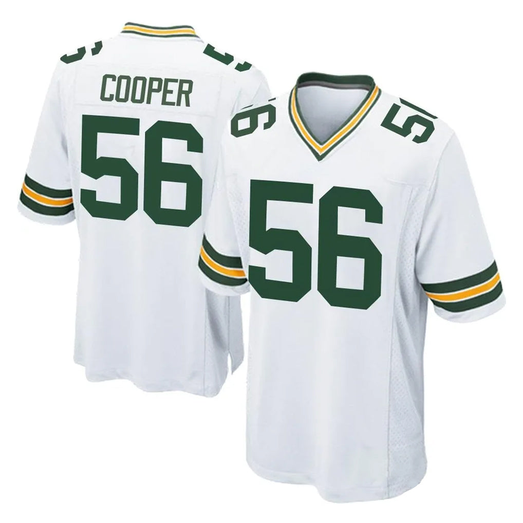Ndoa GB.Packers #56 Edgerrin Cooper Player White Home Game Stitched Jerseys