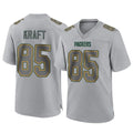 Ndoa GB.Packers #85 Tucker Kraft Player Gray Atmosphere Fashion Home Game Stitched Jerseys