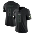 Ndoa GB.Packers #8 Josh Jacobs Player Black Impact Limited Home Game Stitched Jerseys
