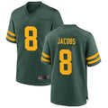 Ndoa GB.Packers #8 Josh Jacobs Player Green Home Replica Stitched Jerseys