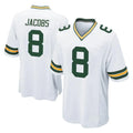 Ndoa GB.Packers #8 Josh Jacobs Player White Home Game Stitched Jerseys