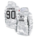 Ndoa GB.Packers #90 Lukas Van Ness Player Arctic Camo Salute to Service Hoodies Limited Game Stitched Jerseys