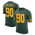 Ndoa GB.Packers #90 Lukas Van Ness Player Green Alternate Vapor Home Game Stitched Jerseys