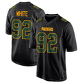 Ndoa GB.Packers #92 Reggie White Player Black Fashion Game Stitched Jerseys
