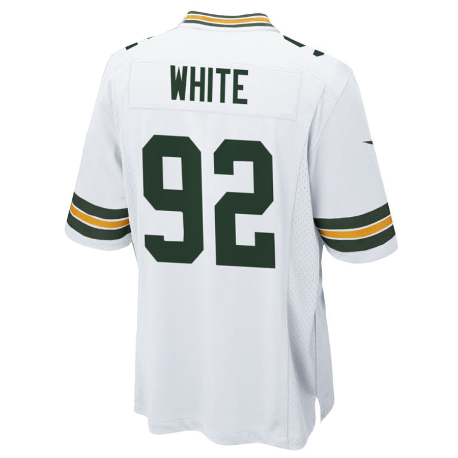 Ndoa GB.Packers #92 Reggie White Player White Home Game Stitched Jerseys