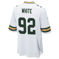 Ndoa GB.Packers #92 Reggie White Player White Home Game Stitched Jerseys