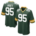 Ndoa GB.Packers #95 Devonte Wyatt Player Green Home Game Stitched Jerseys
