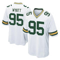 Ndoa GB.Packers #95 Devonte Wyatt Player White Home Game Stitched Jerseys