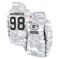 Ndoa GB.Packers #98 Javon Hargrave Player Arctic Camo Salute to Service Hoodies Limited Game Stitched Jerseys