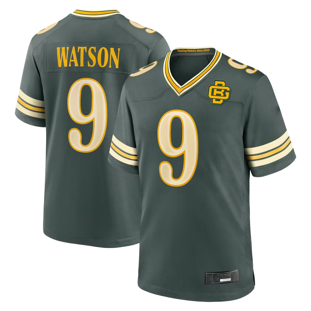 Ndoa GB.Packers #9 Christian Watson Green 2026 Rivalries Collection Game Stitched Jerseys