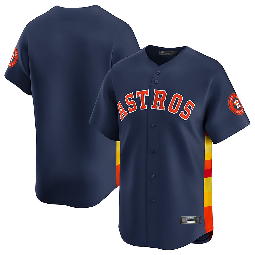 Ndoa H.Astros Navy Home Limited Blank Player Stitched Jerseys