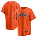 Ndoa H.Astros Orange Home Game Blank Player Stitched Jerseys
