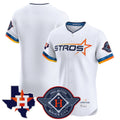 Ndoa H.Astros White City Connect Texas Patch Vapor Premier Blank Player Limited Elite Home Stitched Jerseys