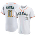 Ndoa H.Astros #11 Cam Smith Player Gold Collection Limited Elite Home Stitched Jerseys