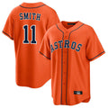 Ndoa H.Astros #11 Cam Smith Player Orange Home Game Stitched Jerseys