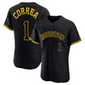 Ndoa H.Astros #1 Carlos Correa Player Snake Skin City Limited Elite Home Stitched Jerseys