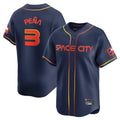Ndoa H.Astros #3 Jeremy Pe?a Player Navy City Connect Home Limited Stitched Jerseys
