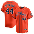 Ndoa H.Astros #44 Yordan Alvarez Player Orange Home Limited Stitched Jerseys