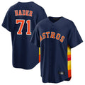 Ndoa H.Astros #71 Josh Hader Player Navy Home Game Stitched Jerseys