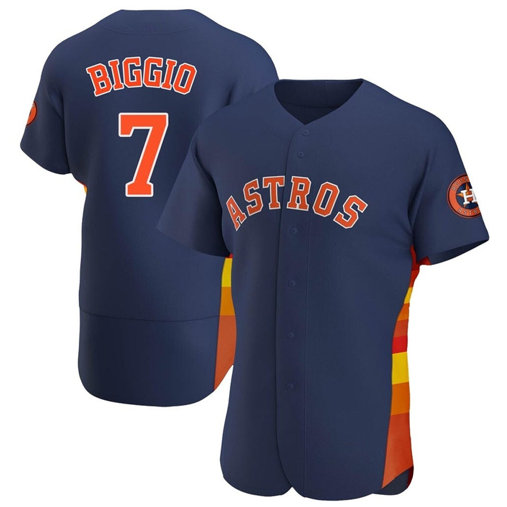 Ndoa H.Astros #7 Craig Biggio Player Navy Home Limited Elite Stitched Jerseys