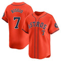 Ndoa H.Astros #7 Craig Biggio Player Orange Home Limited Stitched Jerseys