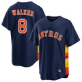 Ndoa H.Astros #8 Christian Walker Player Navy Home Game Stitched Jerseys