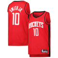 Ndoa H.Rockets #10 Jabari Smith Jr. Red Swingman Stitched Jerseys-Icon Edition