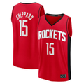 Ndoa H.Rockets #15 Reed Sheppard Red Fast Break Replica Stitched Jerseys-Icon Edition