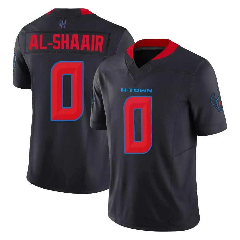 Ndoa H.Texans #0 Azeez Al-Shaair Player Navy Limited 2nd Alternate Vapor F.U.S.E. Home Game Stitched Jerseys