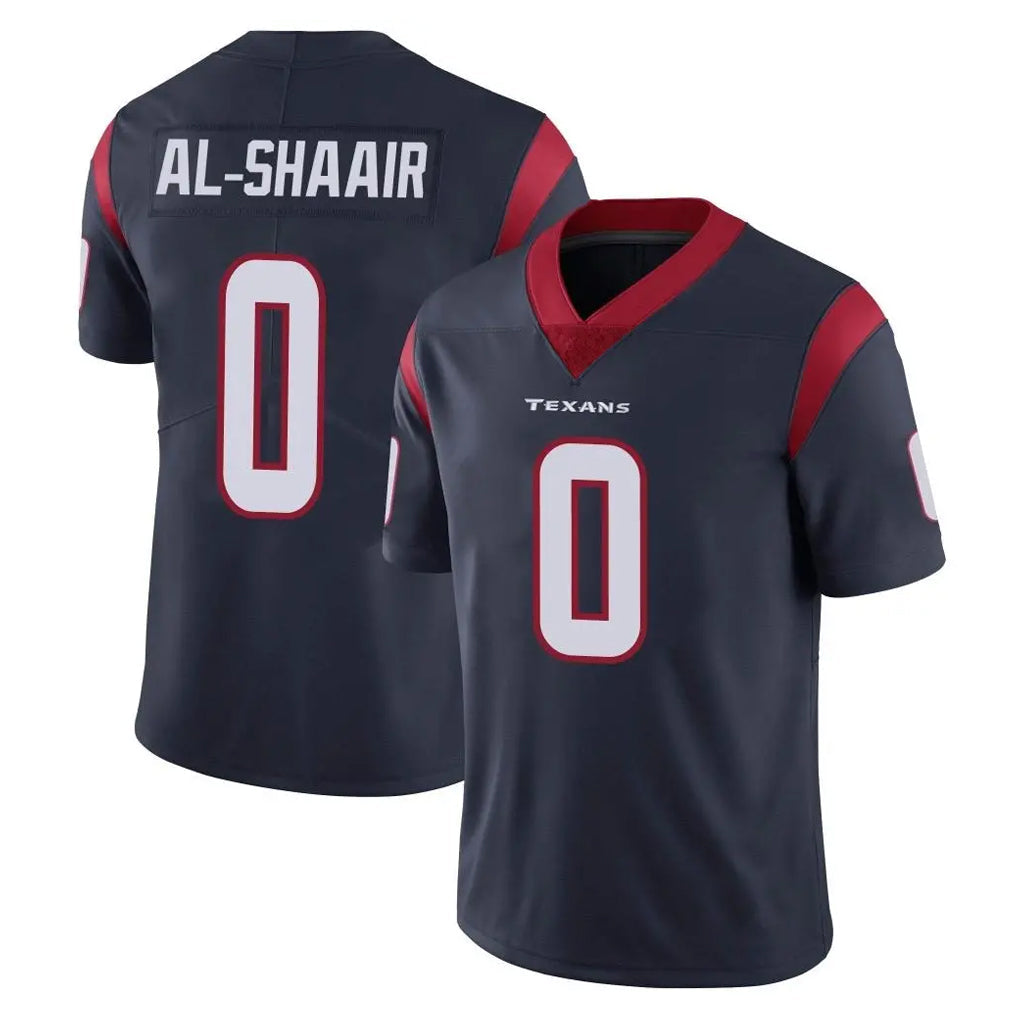 Ndoa H.Texans #0 Azeez Al-Shaair Player Navy Limited Vapor Untouchable Home Game Stitched Jerseys