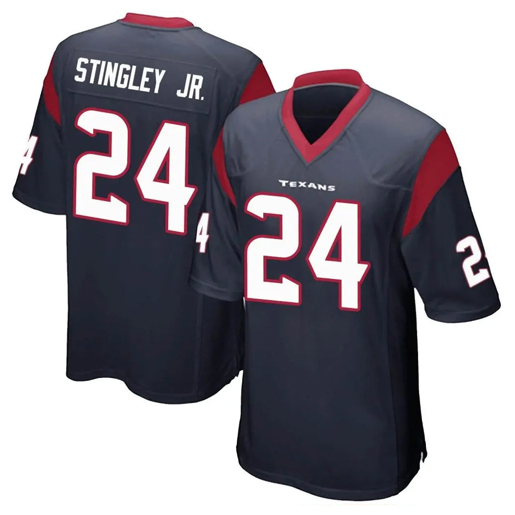 Ndoa H.Texans #24 Derek Stingley Jr. Player Navy Home Game Stitched Jerseys