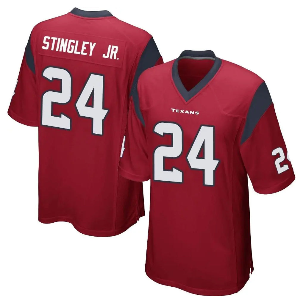 Ndoa H.Texans #24 Derek Stingley Jr. Player Red Home Game Stitched Jerseys