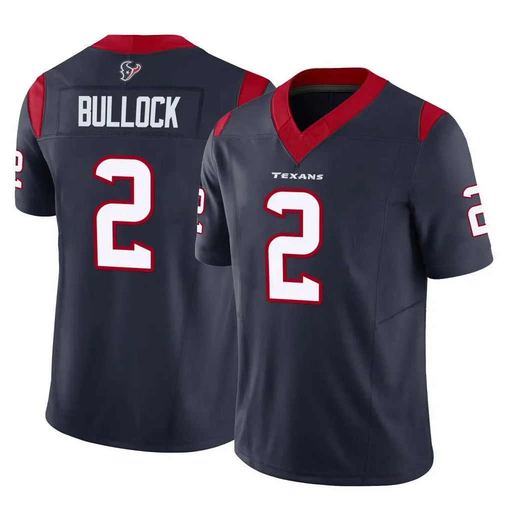 Ndoa H.Texans #2 Calen Bullock Player Navy Limited Vapor F.U.S.E. Home Game Stitched Jerseys