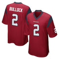 Ndoa H.Texans #2 Calen Bullock Player Red Home Game Stitched Jerseys