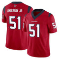 Ndoa H.Texans #51 Will Anderson Jr. Player Red Limited Vapor F.U.S.E. Home Game Stitched Jerseys