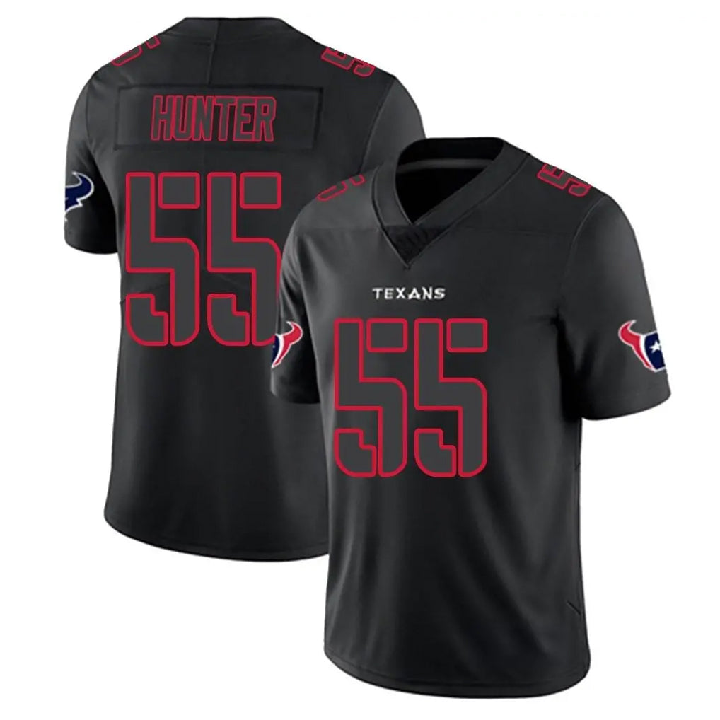 Ndoa H.Texans #55 Danielle Hunter Player Black Impact Limited Game Stitched Jerseys