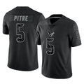Ndoa H.Texans #5 Jalen Pitre Player Black Reflective Limited Game Stitched Jerseys