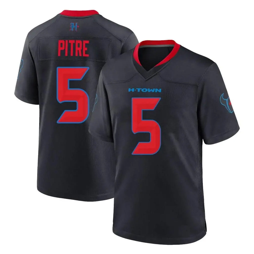 Ndoa H.Texans #5 Jalen Pitre Player Navy 2nd Alternate Home Game Stitched Jerseys