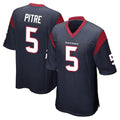 Ndoa H.Texans #5 Jalen Pitre Player Navy Home Game Stitched Jerseys
