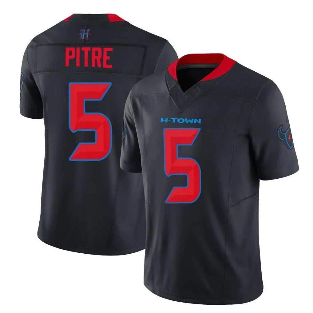 Ndoa H.Texans #5 Jalen Pitre Player Navy Limited 2nd Alternate Vapor F.U.S.E. Home Game Stitched Jerseys