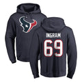 Ndoa H.Texans #69 Ed Ingram Player Navy Pro Line Pullover Hoodie Limited Game Stitched Jerseys