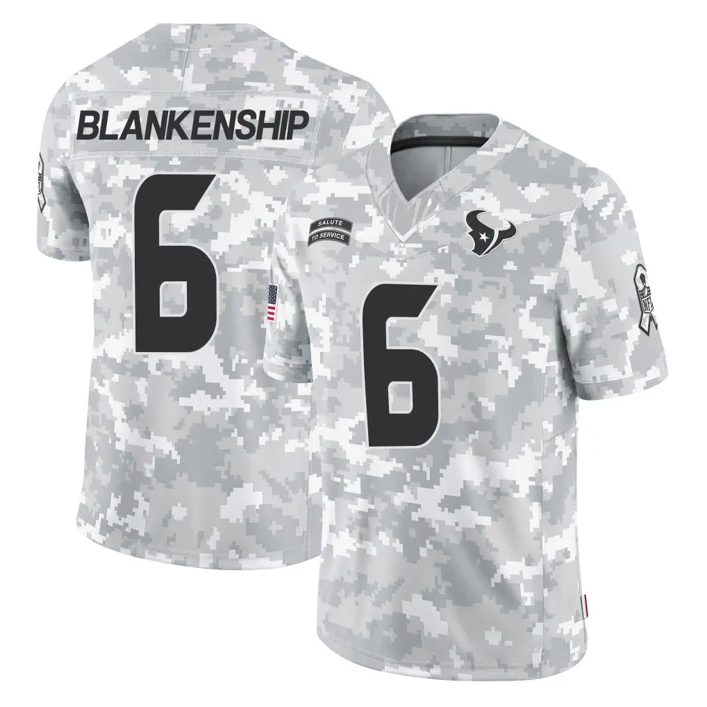 Ndoa H.Texans #6 Reed Blankenship Player Arctic Camo Salute To Service Limited Game Stitched Jerseys