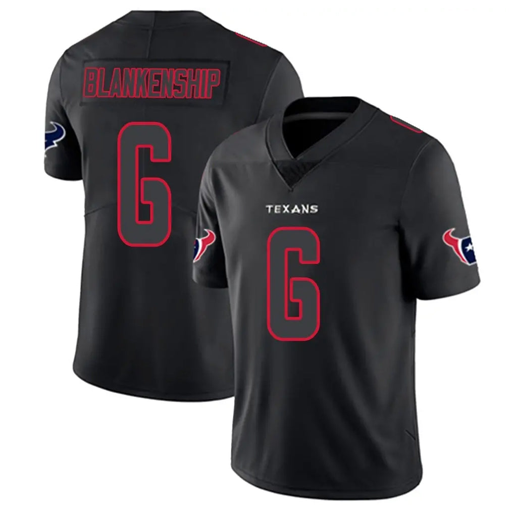 Ndoa H.Texans #6 Reed Blankenship Player Black Impact Limited Game Stitched Jerseys
